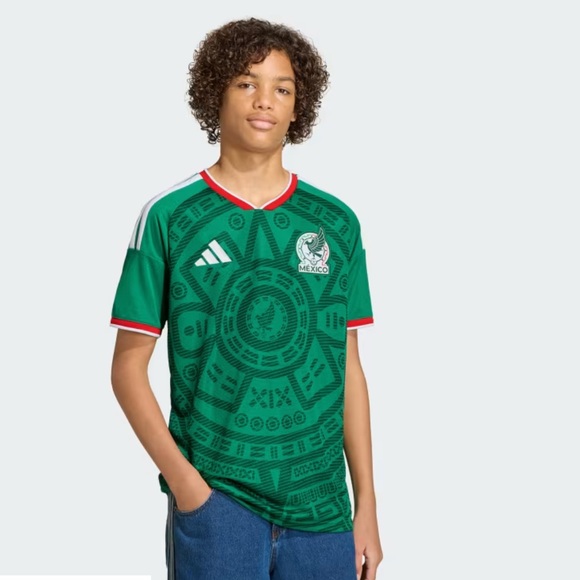 adidas Other - adidas Men's Green Soccer Polo with Red and White Trim